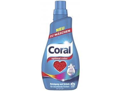 Coral Optimal Color prací gel 1,1l, 22 pracích dávek